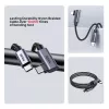 Καλώδιο USB UNITEK C14123BK-1M 1m USB 2.0 μαύρο γκρι