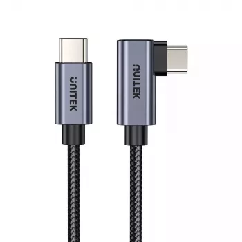 Καλώδιο USB UNITEK C14123BK-1M 1m USB 2.0 μαύρο γκρι
