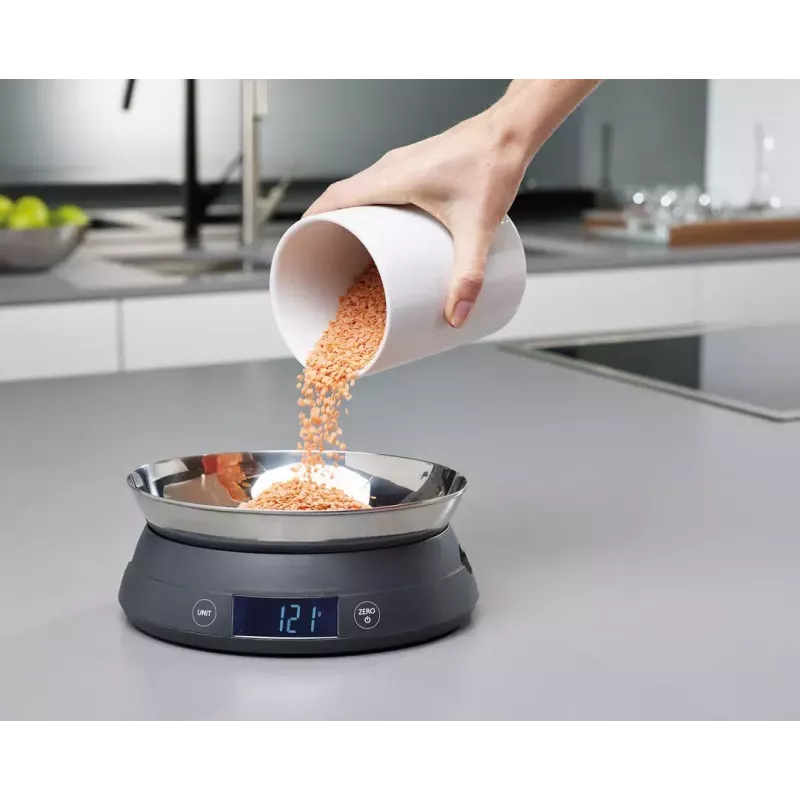 Ηλεκτρονική ζυγαριά κουζίνας Joseph Joseph SwitchScale Γκρι
