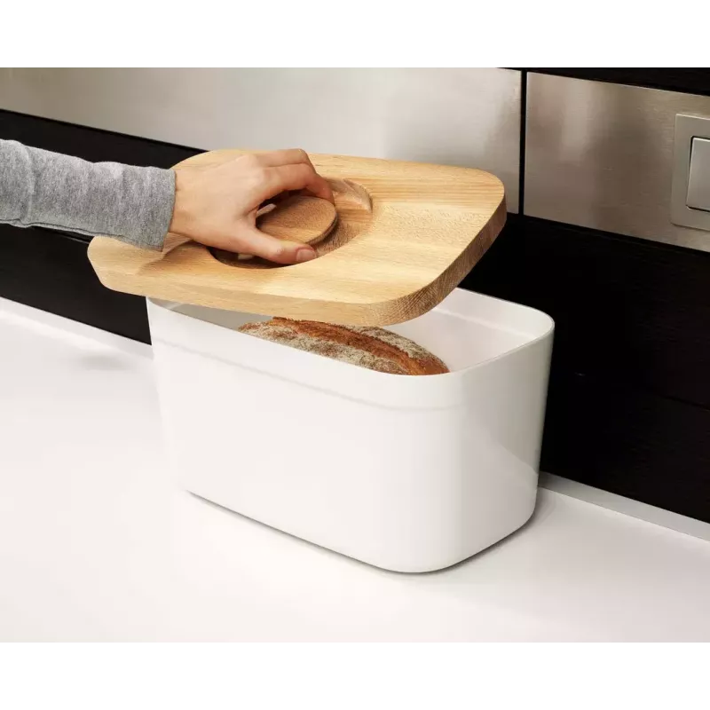 Κουτί ψωμιού Joseph Joseph Bread Bin Ορθογώνιο Λευκό