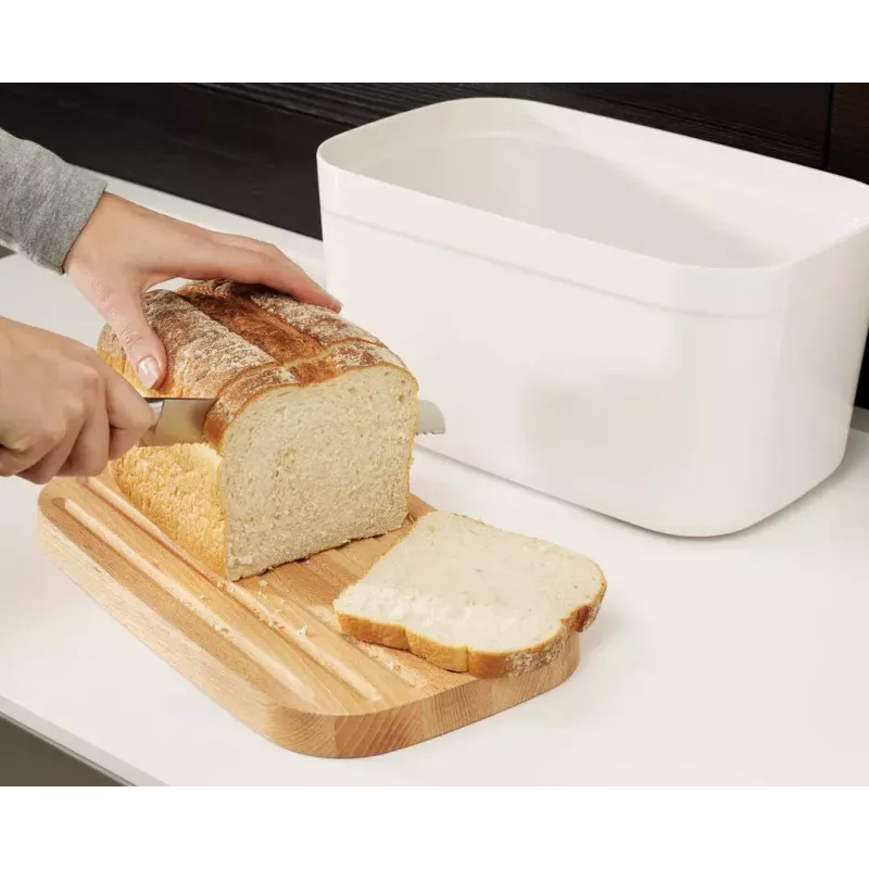 Κουτί ψωμιού Joseph Joseph Bread Bin Ορθογώνιο Λευκό