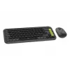 Σετ πληκτρολογίου-ποντικιού Logitech POP Icon QZERTY Bluetooth Mini Graphite πράσινο