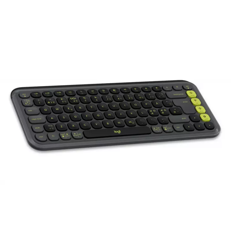 Σετ πληκτρολογίου-ποντικιού Logitech POP Icon QZERTY Bluetooth Mini Graphite πράσινο