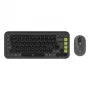 Σετ πληκτρολογίου-ποντικιού Logitech POP Icon QZERTY Bluetooth Mini Graphite πράσινο
