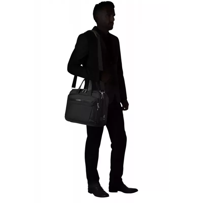 Χαρτοφύλακας Samsonite PRO-DLX 6 39,6 cm επεκτάσιμος μαύρο