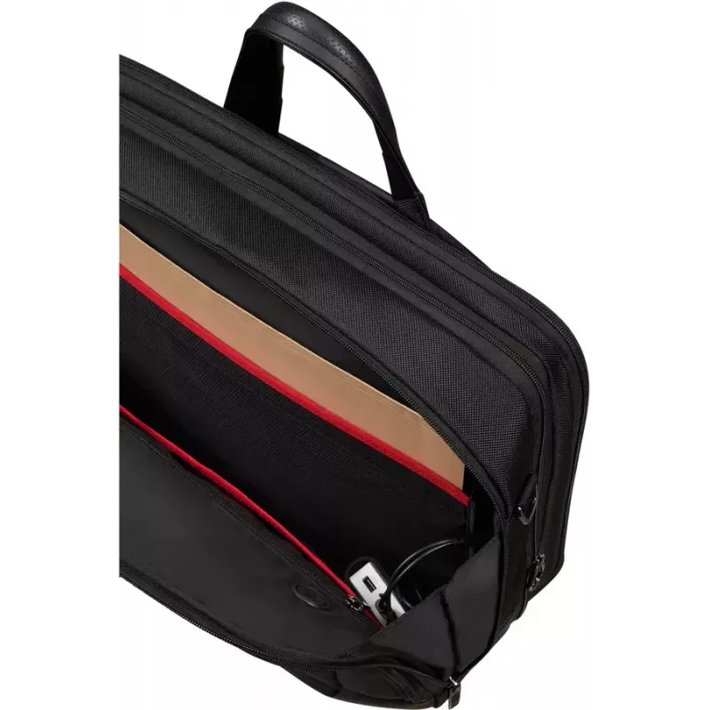 Χαρτοφύλακας Samsonite PRO-DLX 6 43,9 cm μαύρο επεκτάσιμο