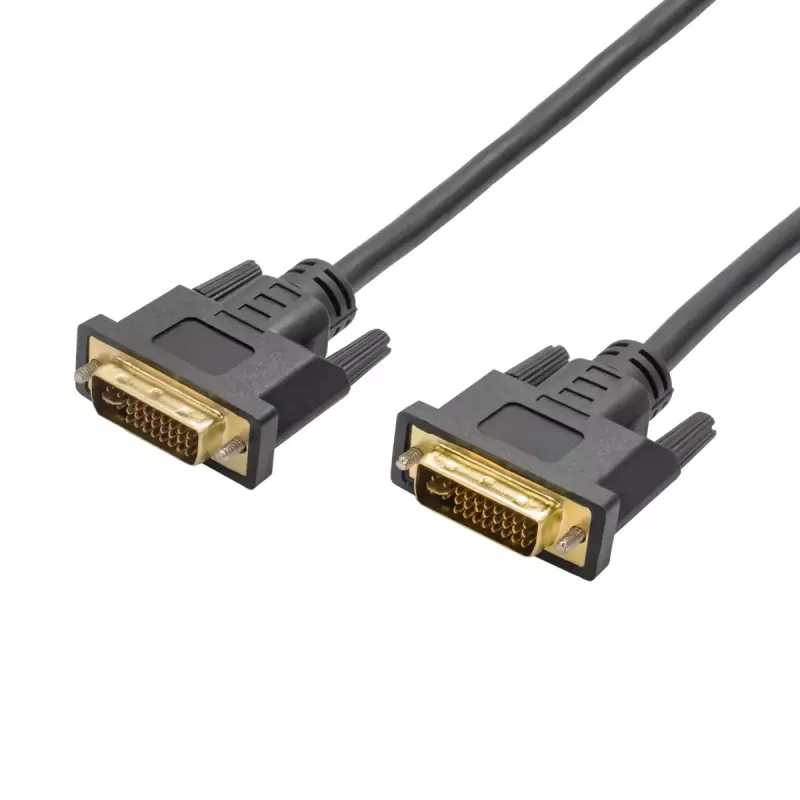 Καλώδιο Akyga AK-AV-02 DVI-I Dual-Link, 24+5 ακίδων, 1,8 m, μαύρο