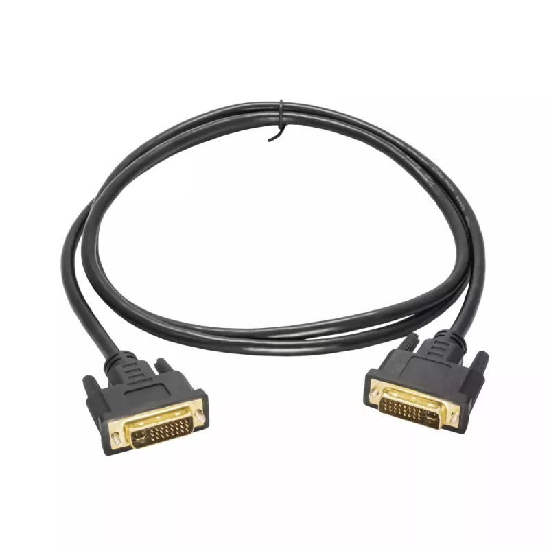 Καλώδιο Akyga AK-AV-02 DVI-I Dual-Link, 24+5 ακίδων, 1,8 m, μαύρο