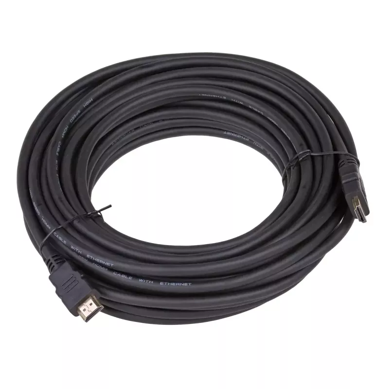 Akyga AK-HD-150A Καλώδιο HDMI-1.4, High Speed with Ethernet, 15 m, μαύρο
