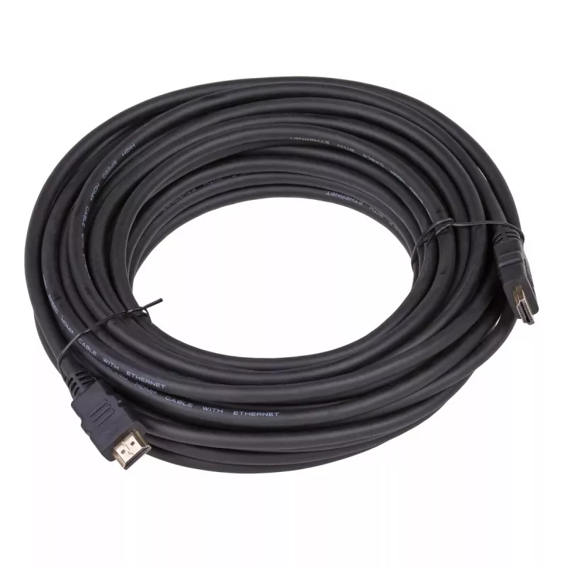 Akyga AK-HD-150A Καλώδιο HDMI-1.4, High Speed with Ethernet, 15 m, μαύρο