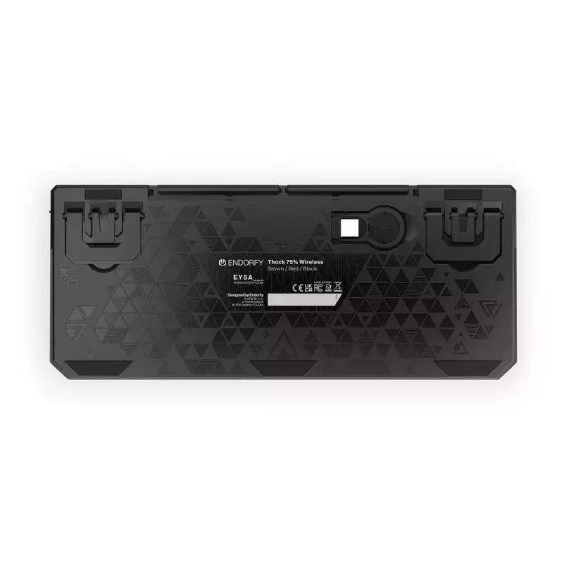ENDORFY Thock 75% Wireless Red Μηχανικό πληκτρολόγιο RGB-LED μαύρο