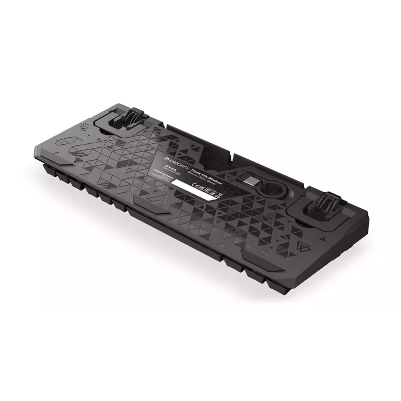 ENDORFY Thock 75% Wireless Red Μηχανικό πληκτρολόγιο RGB-LED μαύρο