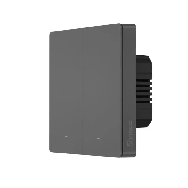 Έξυπνος διακόπτης Sonoff M5-2C-86 μαύρο ενσύρματο πολυανθρακικό 10A