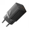 Επιτοίχιος φορτιστής Baseus GaN5 40 W, 2x USB-C (μαύρο)