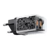 Επιτοίχιος φορτιστής Baseus GaN5 40 W, 2x USB-C (μαύρο)