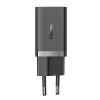 Επιτοίχιος φορτιστής Baseus GaN5 40 W, 2x USB-C (μαύρο)