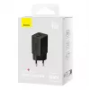 Επιτοίχιος φορτιστής Baseus GaN5 40 W, 2x USB-C (μαύρο)