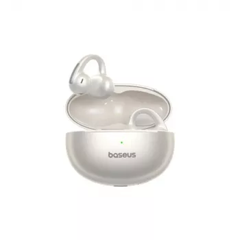 TWS Open-Ear ακουστικά Baseus BOWIE MC1 – Λευκό, σχεδίαση Open-Ear, ασύρματα