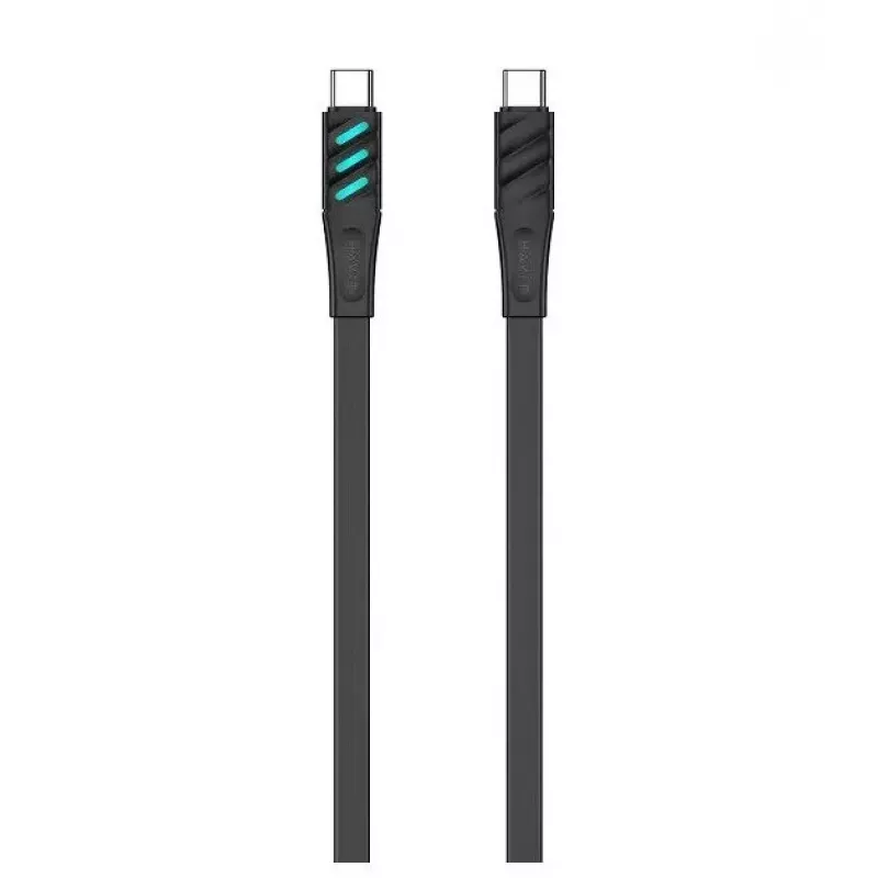 Καλώδιο φόρτισης Havit CB6254 USB Type-C σε USB Type-C 1 m μαύρο
