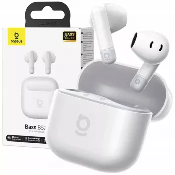 Ακουστικά in-ear ασύρματα Baseus Bass BS2 Lite TWS — Λευκό