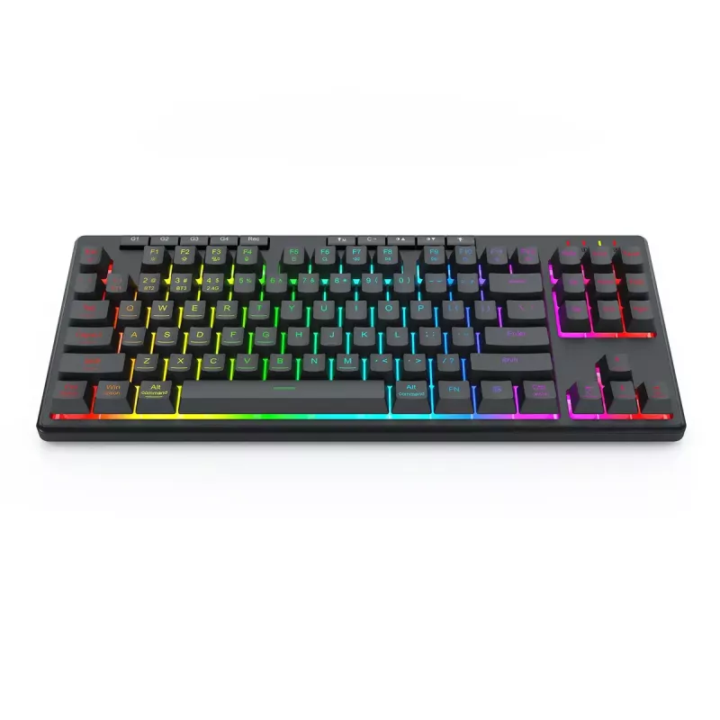 Πληκτρολόγιο REDRAGON K516RGB-PRO SHIVA PRO 87 USB RF Wireless Bluetooth μαύρο