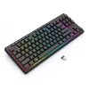 Πληκτρολόγιο REDRAGON K516RGB-PRO SHIVA PRO 87 USB RF Wireless Bluetooth μαύρο