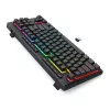 Πληκτρολόγιο REDRAGON K516RGB-PRO SHIVA PRO 87 USB RF Wireless Bluetooth μαύρο