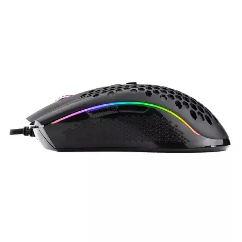 Ενσύρματο gaming ποντίκι REDRAGON M808-RGB Storm — USB Type-C, μαύρο, 85 g