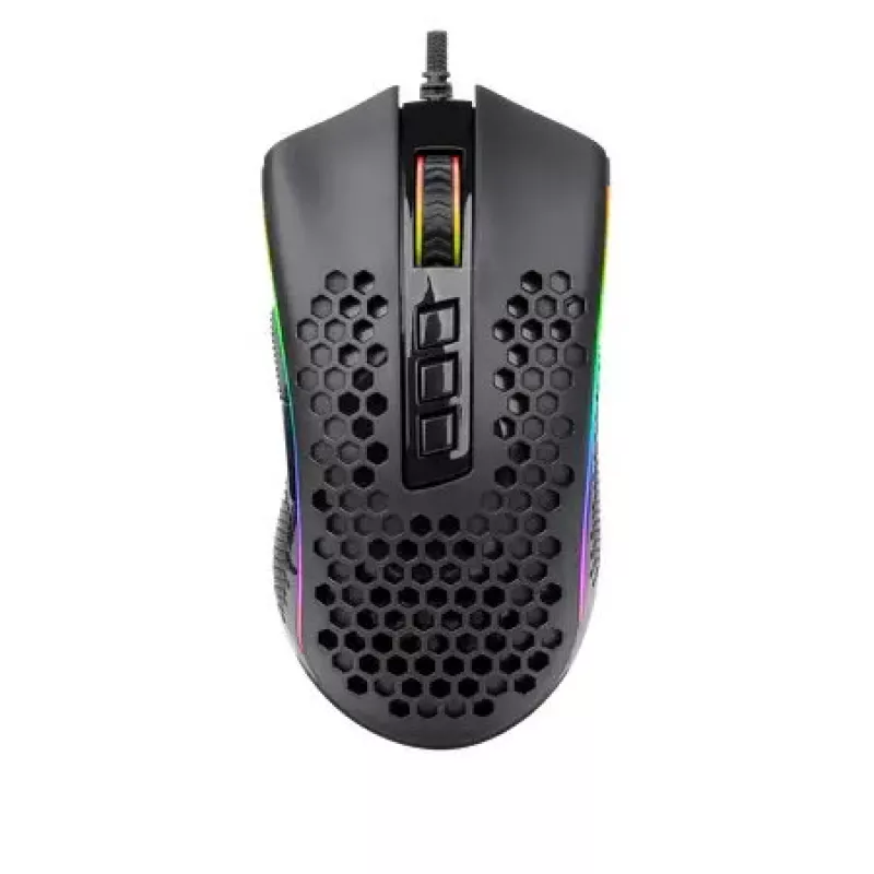 Ενσύρματο gaming ποντίκι REDRAGON M808-RGB Storm — USB Type-C, μαύρο, 85 g
