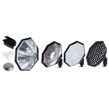 Kit Godox AD-S7 αξεσουάρ φλας φωτογραφικού στούντιο 48 cm μαύρο ασημί λευκό