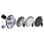 Kit Godox AD-S7 αξεσουάρ φλας φωτογραφικού στούντιο 48 cm μαύρο ασημί λευκό
