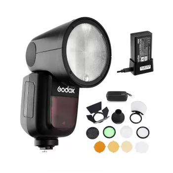 Συμπαγές φλας Godox V1-C μαύρο χρόνος φόρτισης 1,5 s 420 g