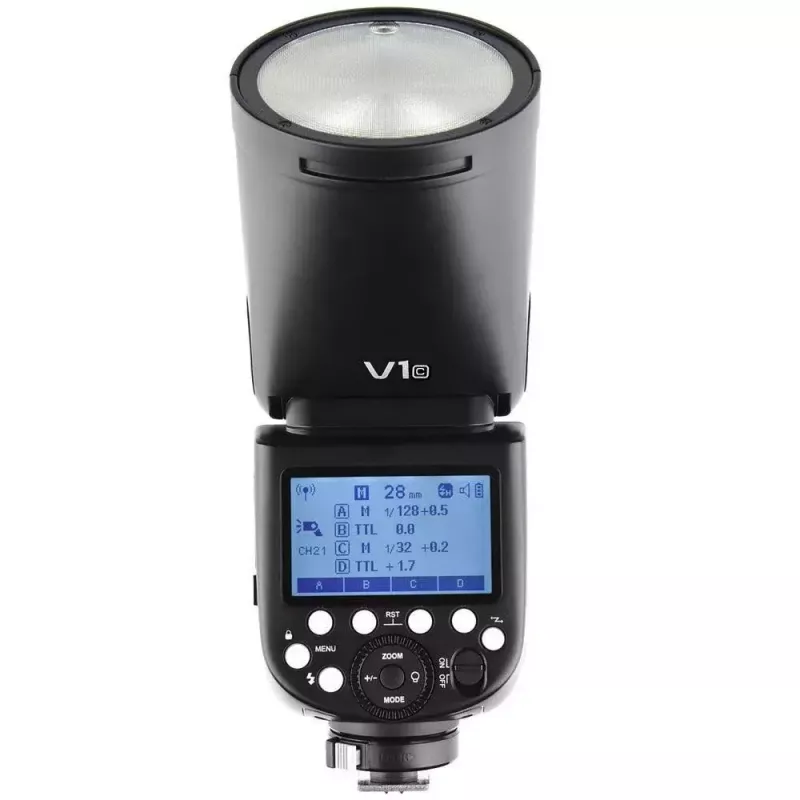 Συμπαγές φλας Godox V1-C μαύρο χρόνος φόρτισης 1,5 s 420 g