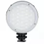 Godox R1 στρογγυλό φωτιστικό RGB 5 W μαύρο ασημί με μπαταρία