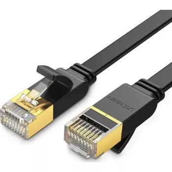 Καλώδιο Ethernet UGREEN NW106 Cat.7 STP RJ45 επίπεδο 3 m (μαύρο)