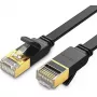 Καλώδιο Ethernet UGREEN NW106 Cat.7 STP RJ45 επίπεδο 3 m (μαύρο)