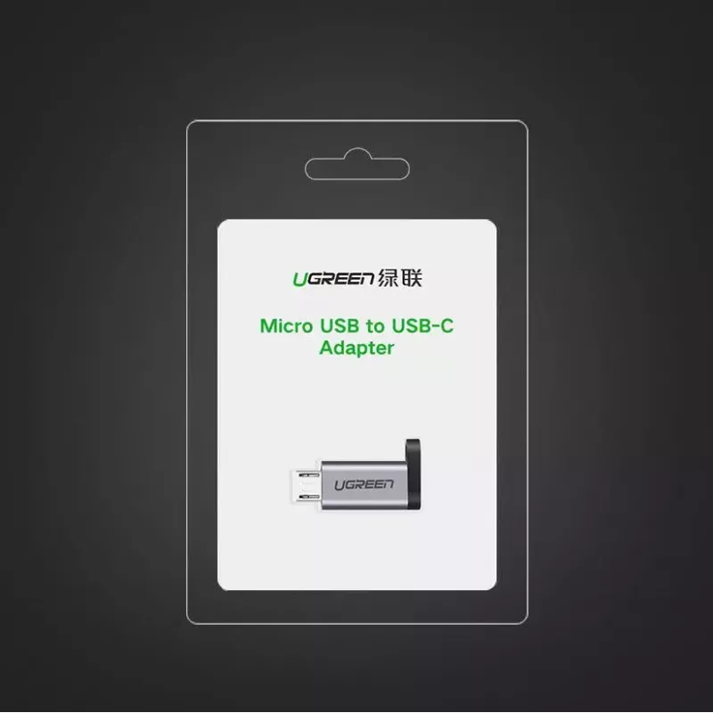 Αντάπτορας UGREEN USB-C σε Micro-USB, γκρι