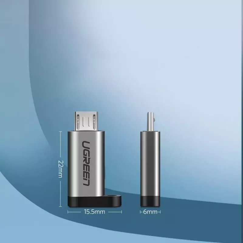 Αντάπτορας UGREEN USB-C σε Micro-USB, γκρι