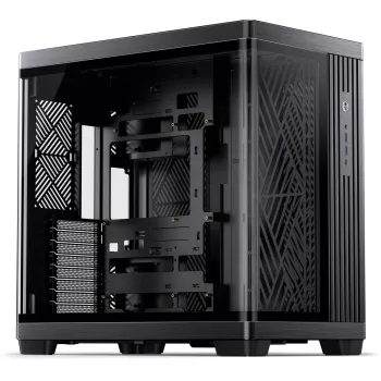 Κουτί PC Jonsbo TK-4 Midi-Tower ATX με πλαϊνό τμήμα από σκληρυμένο γυαλί, μαύρο