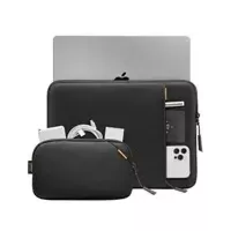 Σετ Θήκης Tomtoc TOM-A13-C12D για MacBook Pro/Air 13 Ιντσών — Μαύρο