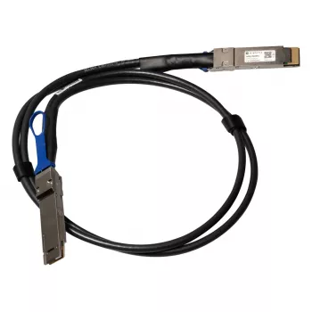 Καλώδιο DAC MikroTik DDQ+DA0001 1 m QSFP-DD Μαύρο