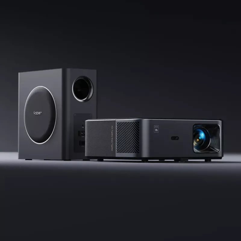 Projector Yaber K2s Pro 800 ANSI Lumen LCD 1080p γκρι