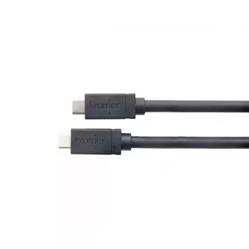 Καλώδιο USB Kramer Electronics CA–U32/FF–15 USB 3.2 Gen 2 4,6 m USB B USB C μαύρο