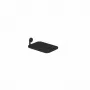 Ράφι SMS Smart Media Solutions EVER Side Shelf Dark MDF μαύρο 1,6 cm
