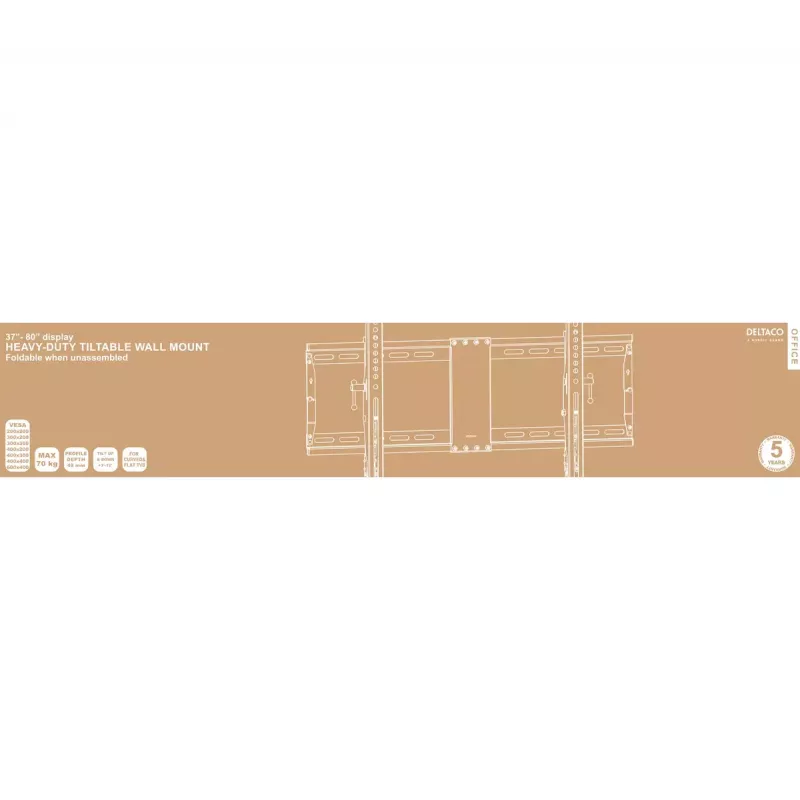 Βάση TV Deltaco ARM-0204 2,03 m (80 ίντσες) μαύρο