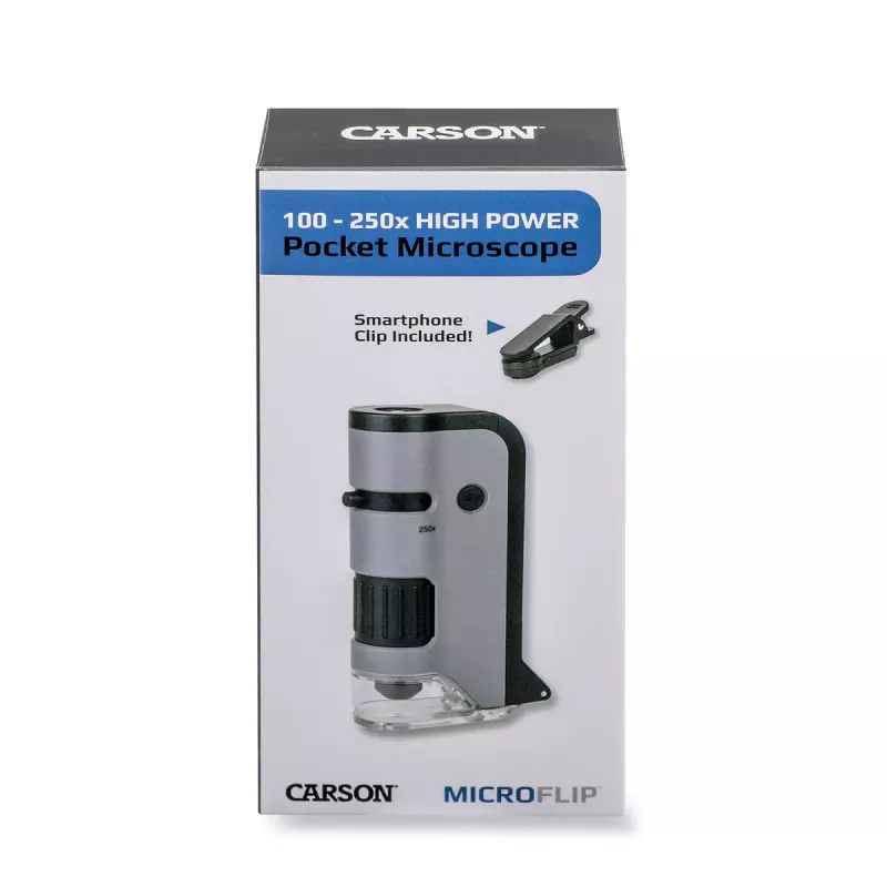 Ψηφιακό μικροσκόπιο Carson MICROFLIP 250x μαύρο ανοξείδωτο ατσάλι
