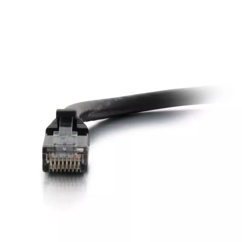 C2G 0.5m Cat5e Booted Unshielded καλώδιο δικτύου patch μαύρο