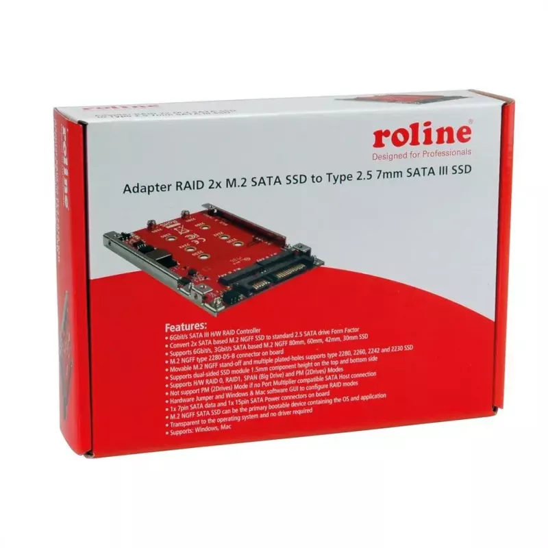 Κάρτα διασύνδεσης ROLINE 16.01.4145 εσωτερική SATA M.2