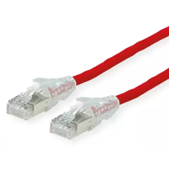 Καλώδιο δικτύου Dätwyler Cables 21.05.0501 κόκκινο 0,5 m Cat6a S/FTP