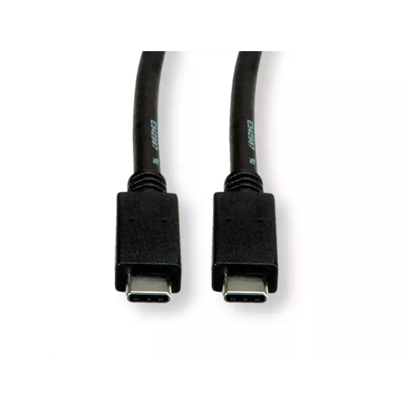 Καλώδιο USB VALUE 11.99.9057 USB 3.2 Gen 2 0,5 m USB-C μαύρο